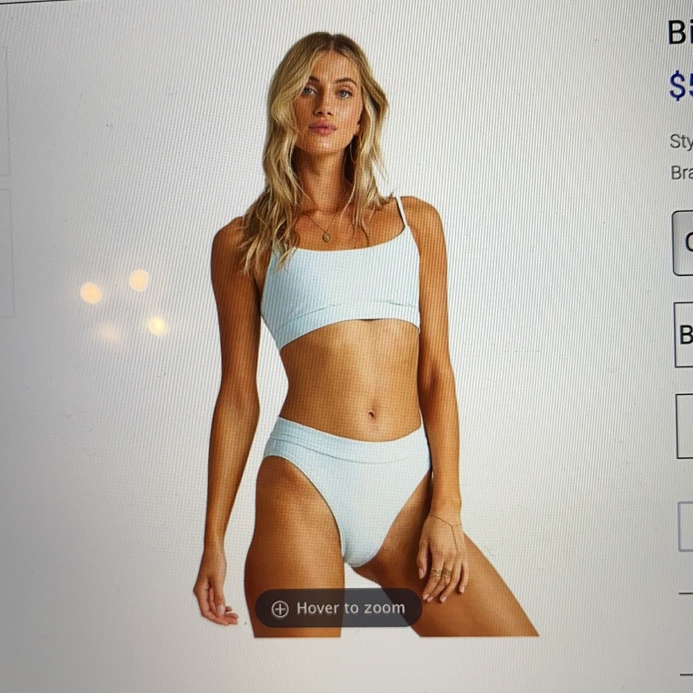 Bralette style bathing suit
